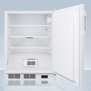 Accucold 24" Wide All-Refrigerator with Probe Hole ADA Compliant