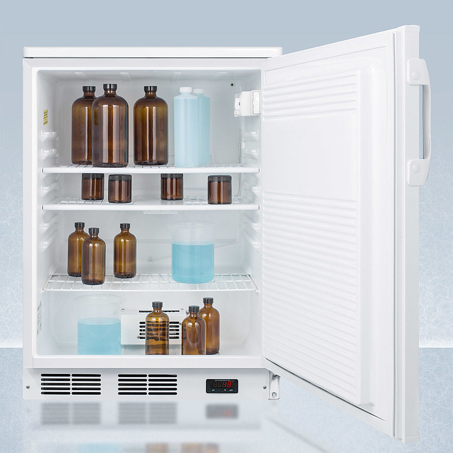 Accucold 24" Wide All-Refrigerator with Probe Hole Full