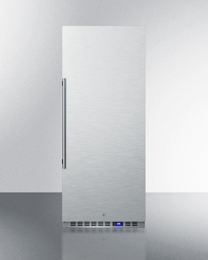 Accucold 24" Wide All-Refrigerator with Stainless Steel Interior and Exterior