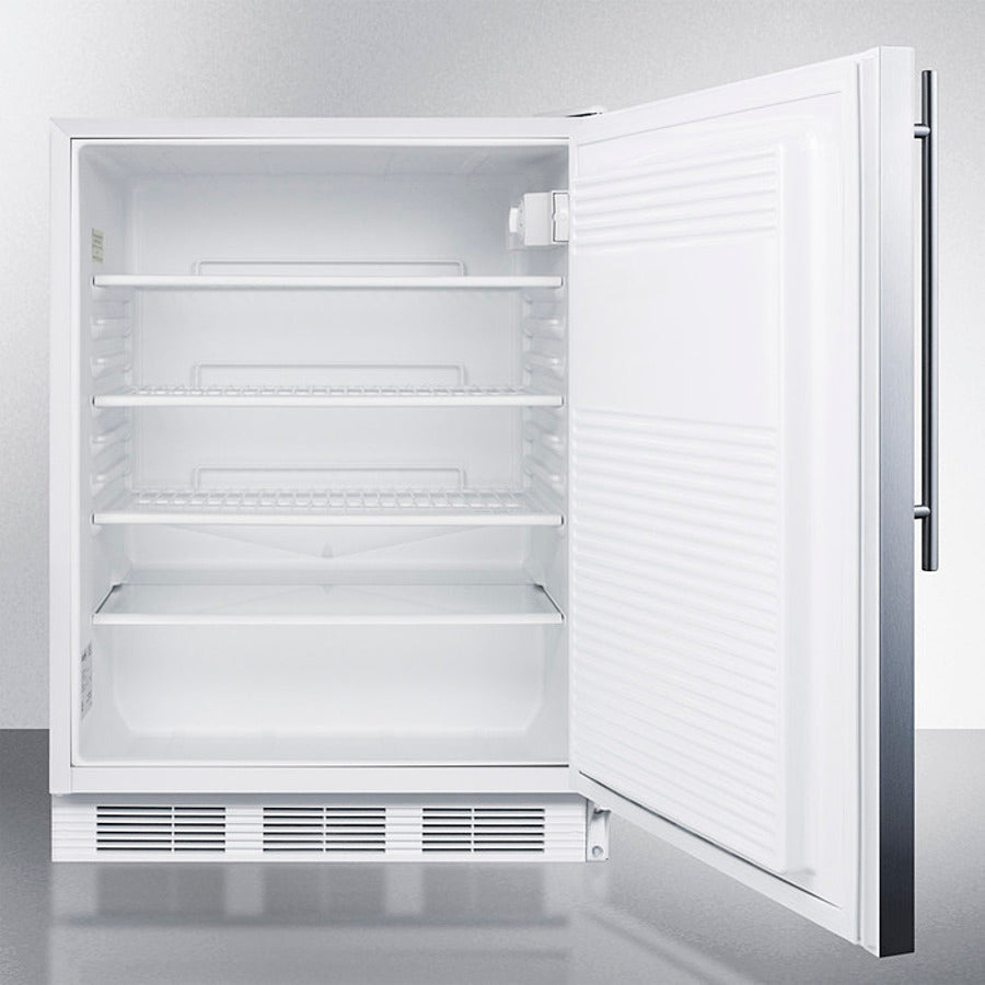 Accucold 24" Wide All-Refrigerator with Thin Handle