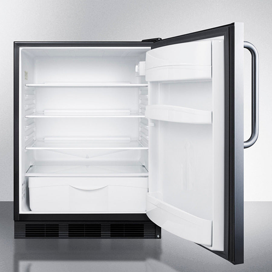 Accucold 24" Wide All-Refrigerator with Towel Bar Handle