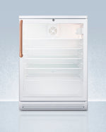Accucold 24" Wide Beverage Center with Antimicrobial Pure Copper Handle
