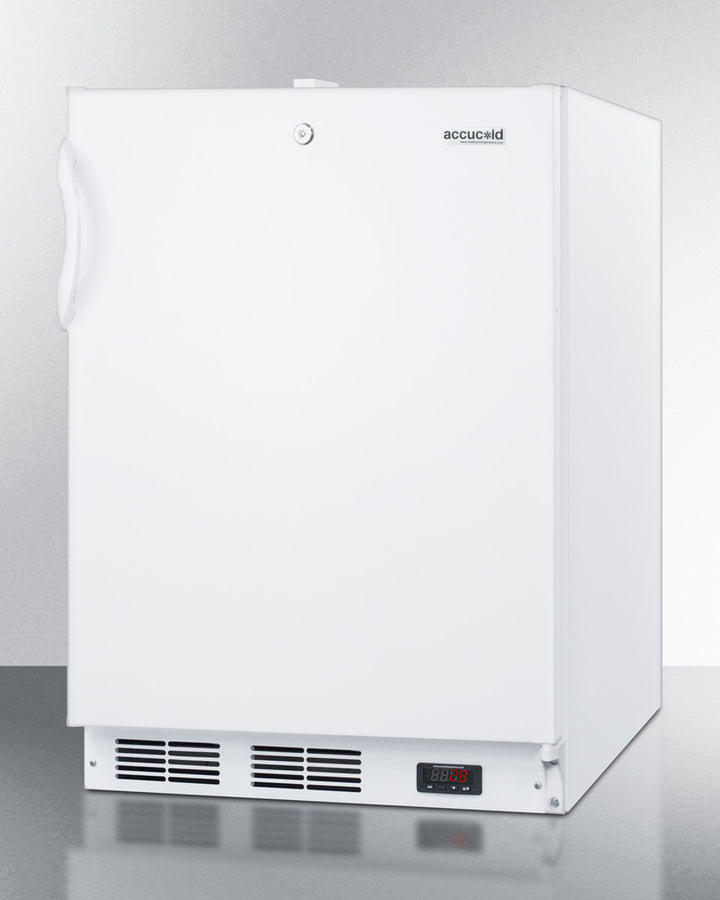 Accucold 24" Wide Built-In All-Freezer Angle