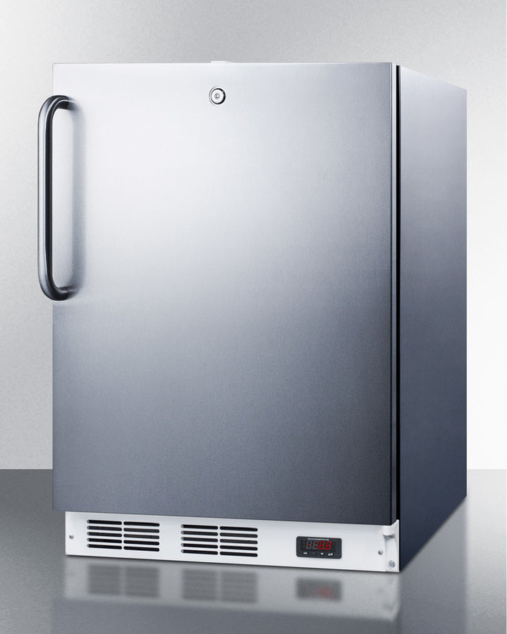 Accucold 24" Wide Built-In All-Freezer ADA Compliant Angle
