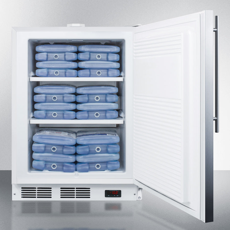 Accucold 24" Wide Built-In All-Freezer ADA Compliant Full