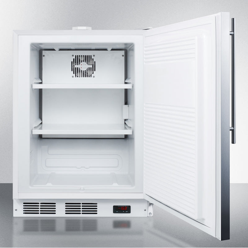 Accucold 24" Wide Built-In All-Freezer ADA Compliant Open