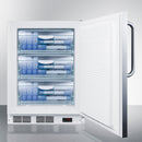 Accucold 24" Wide Built-In All-Freezer, ADA Compliant 