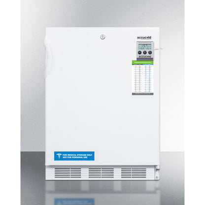 Accucold 24" Wide Built-In All-Freezer, ADA Compliant