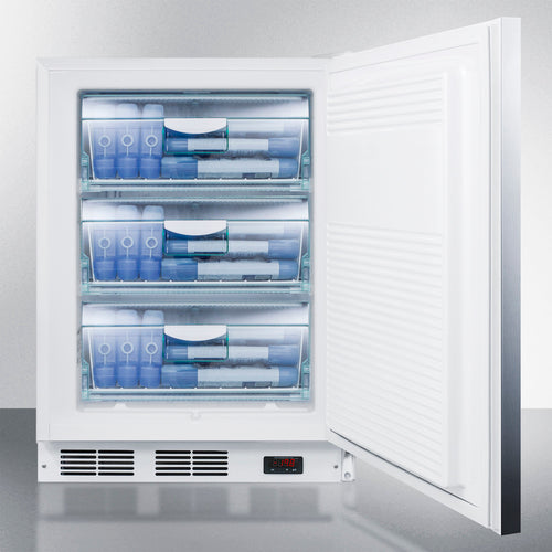 Accucold 24" Wide Built-In All-Freezer, ADA Compliant 