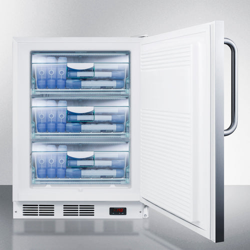 Accucold 24" Wide Built-In All-Freezer, ADA Compliant 