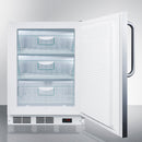 Accucold 24" Wide Built-In All-Freezer, ADA Compliant 