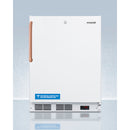 Accucold 24" Wide Built-In All-Freezer with Antimicrobial Pure Copper Handle, ADA Compliant 