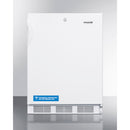 Accucold 24" Wide Built-In All-Refrigerator ADA Compliant in White Exterior - FF7LWBIADA