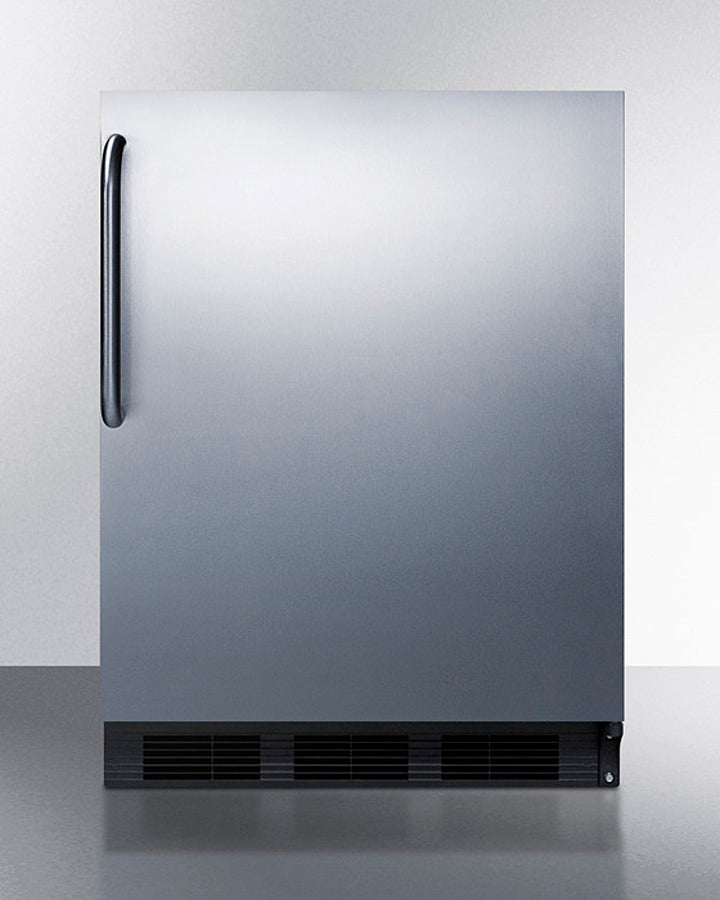 Accucold 24" Wide Built-In All-Refrigerator ADA Compliant with Towel Bar Handle