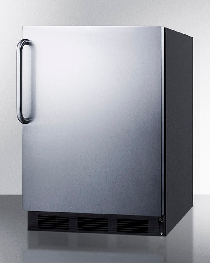 Accucold 24" Wide Built-In All-Refrigerator ADA Compliant with Towel Bar Handle