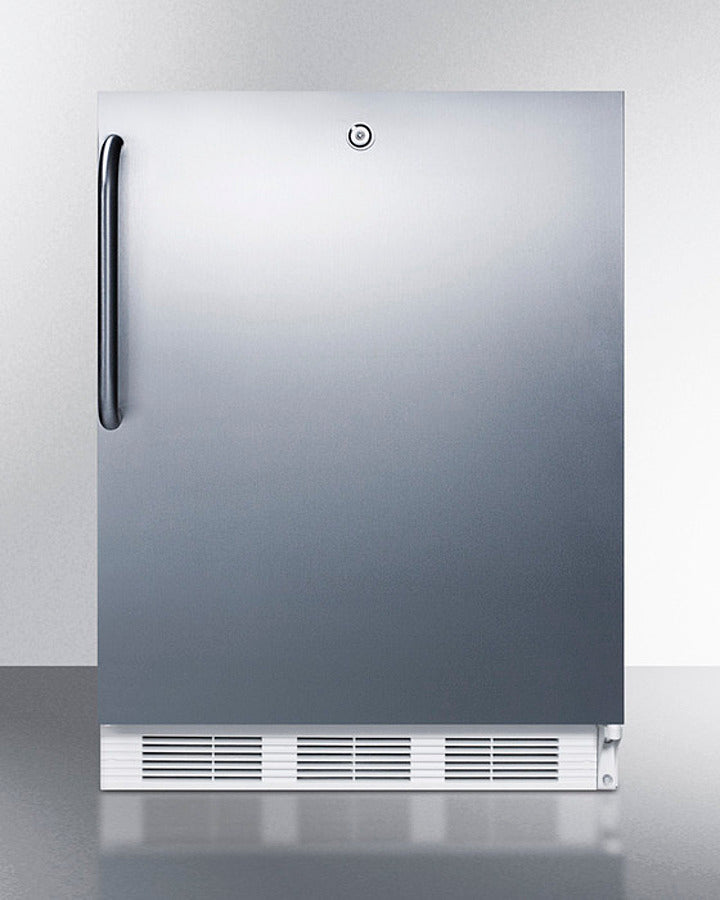 Accucold 24" Wide Built-In All-Refrigerator ADA Compliant with Towel Bar Handle Front