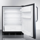 Products Accucold 24" Wide Built-In All-Refrigerator Auto Defrost with Complete Stainless Steel Exterior
