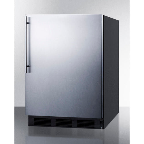 Accucold 24" Wide Built-In All-Refrigerator Auto Defrost with Stainless Steel Door