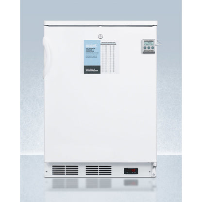 Accucold 24" Wide Built-In All-Refrigerator in White