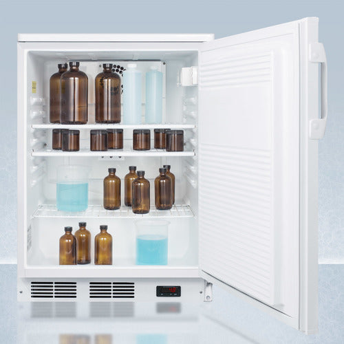 Accucold 24" Wide Built-In All-Refrigerator in White