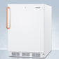 Accucold 24" Wide Built-In All-Refrigerator with Antimicrobial Pure Copper Handle ADA Compliant