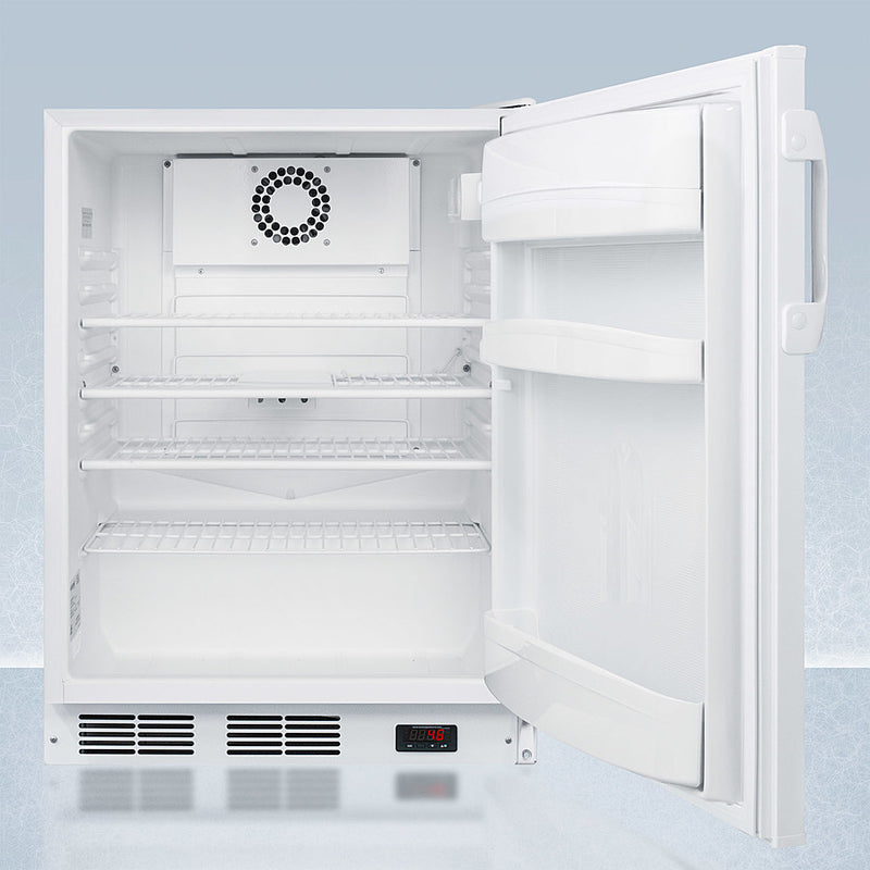 Accucold 24" Wide Built-In All-Refrigerator with Auto Defrost ADA Compliant