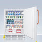 Accucold 24" Wide Built-In All-Refrigerator with Copper Handle ADA Compliant Full