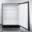 Accucold 24" Wide Built-In All-Refrigerator with Horizontal Handle ADA Compliant