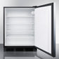 Accucold 24" Wide Built-In All-Refrigerator with Horizontal Handle