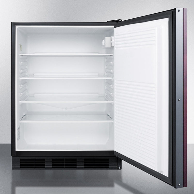 Accucold 24" Wide Built-In All-Refrigerator with Integrated Door Frame ADA Compliant 