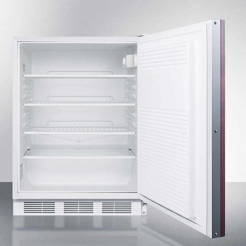 Accucold 24" Wide Built-In All-Refrigerator with Integrated Door Frame ADA Compliant