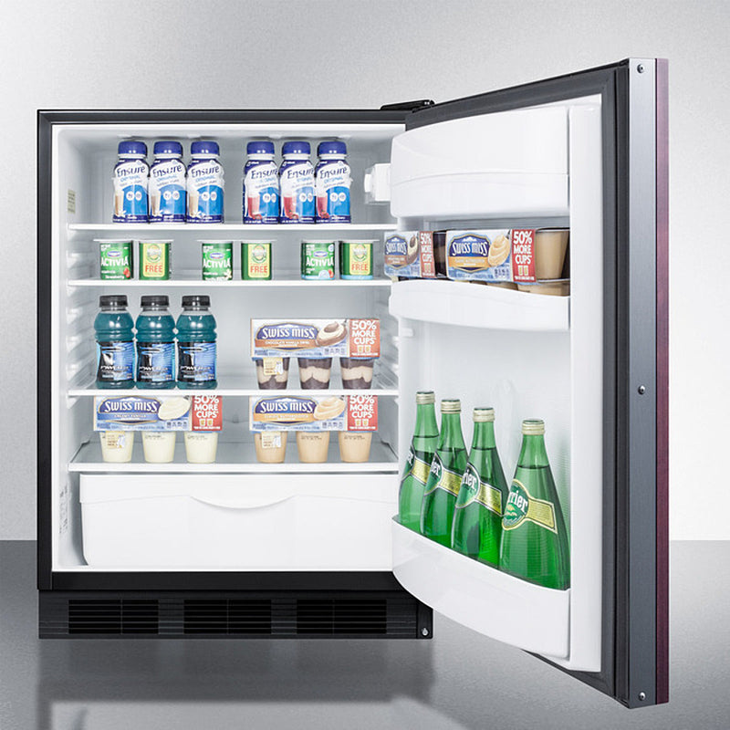 Accucold 24" Wide Built-In All-Refrigerator with Integrated Door Frame