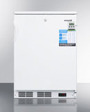 Accucold 24" Wide Built-In All-Refrigerator with Interior Basket Drawers Front