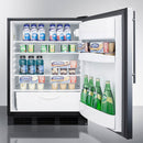 Accucold 24" Wide Built-In All-Refrigerator with Thin Handle