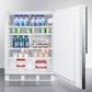 Accucold 24" Wide Built-In All-Refrigerator with Thin Handle