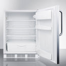 Accucold 24" Wide Built-In All-Refrigerator with Towel Bar Handle ADA Compliant
