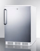 Accucold 24" Wide Built-In All-Refrigerator with Towel Bar Handle Angle