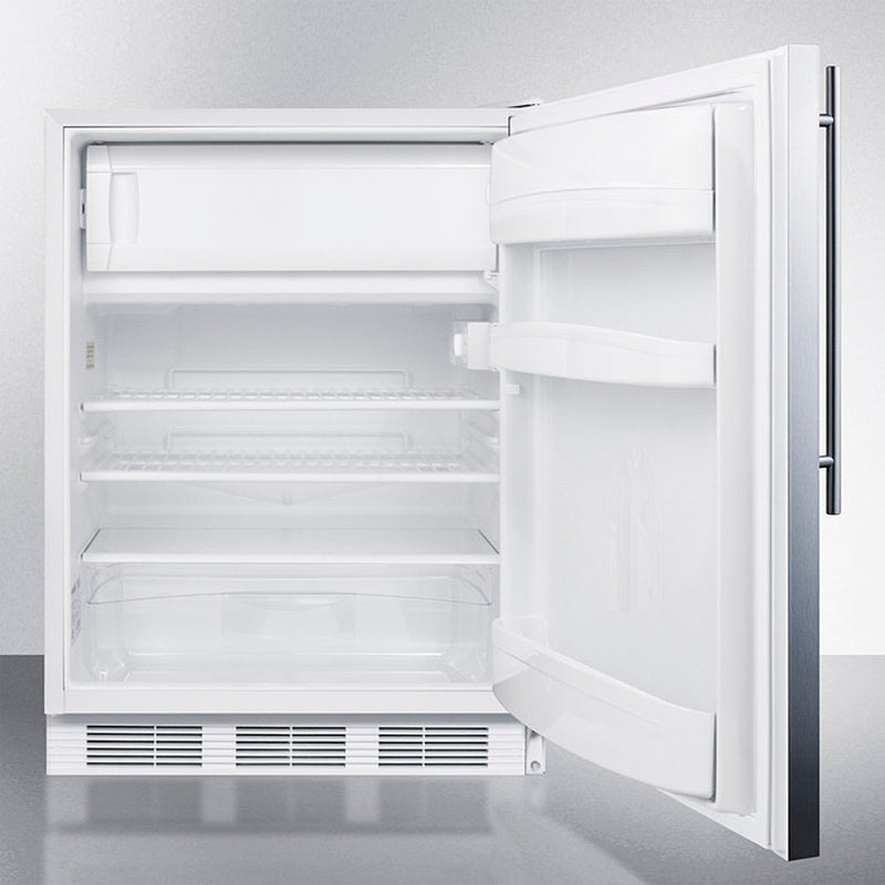 Accucold 24" Wide Built-In Refrigerator-Freezer ADA Compliant Open
