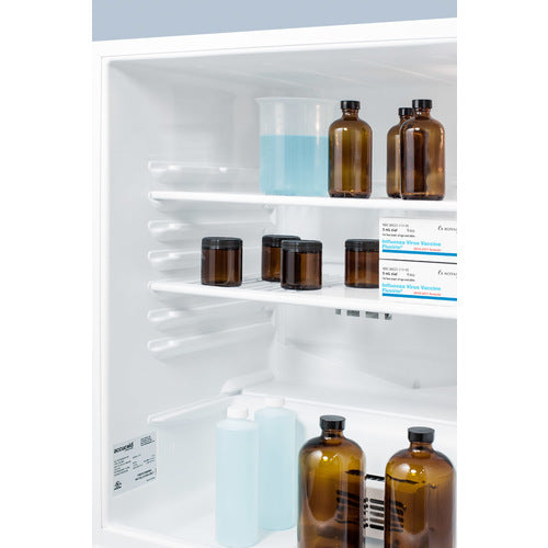Accucold 24" Wide Built-in Under Counter Auto Defrost Medical/Scientific All-Refrigerator