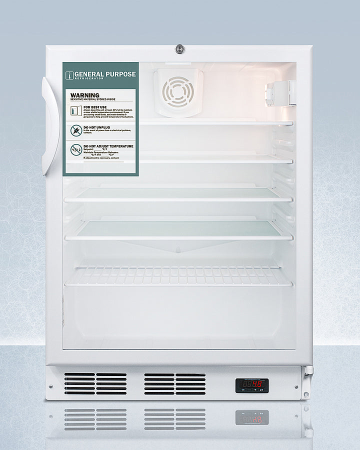 Accucold 24" Wide General Purpose Built-In All-Refrigerator ADA Compliant