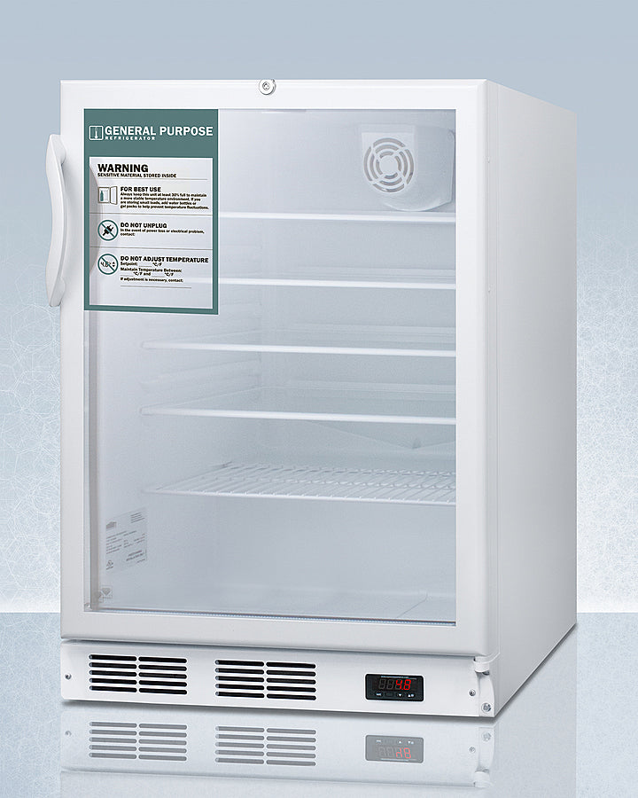 Accucold 24" Wide General Purpose Built-In All-Refrigerator ADA Compliant