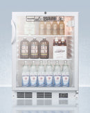 Accucold 24" Wide Nutrition Center Built-In All-Refrigerator ADA Compliant