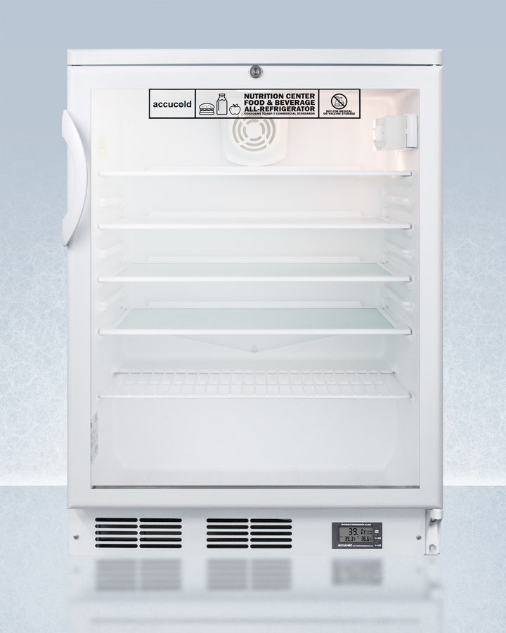 Accucold 24" Wide Nutrition Center Built-In All-Refrigerator