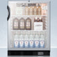 Accucold 24" Wide Nutrition Center Built-In Glass Door All-Refrigerator ADA Compliant