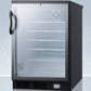 Accucold 24" Wide Nutrition Center Built-In Glass Door All-Refrigerator