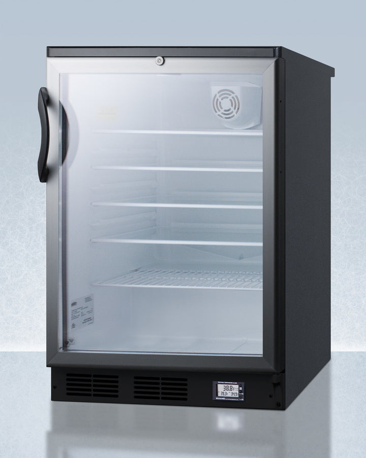 Accucold 24" Wide Nutrition Center Built-In Glass Door All-Refrigerator