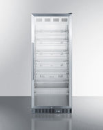 Accucold 24" Wide Pharmacy Refrigerator in Stainless Steel Front