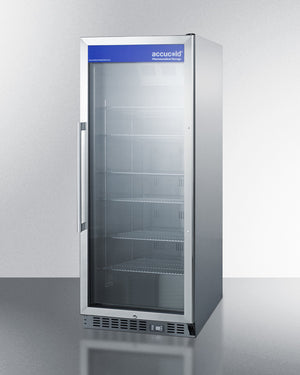 Accucold 24" Wide Pharmacy Refrigerator in Stainless Steel Angle