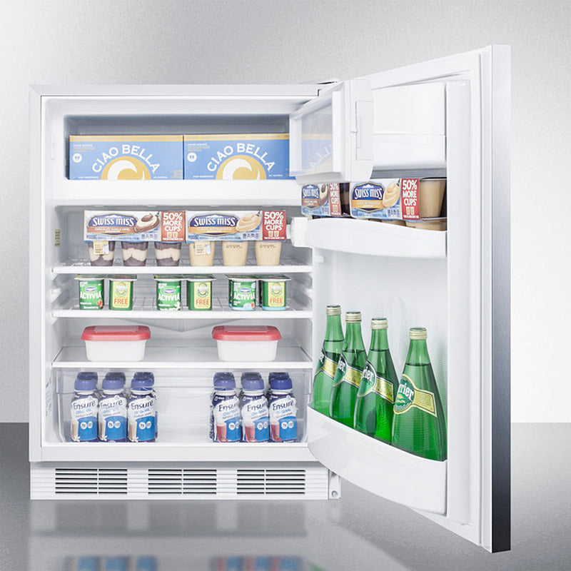 Accucold 24" Wide Refrigerator-Freezer ADA Compliant Full