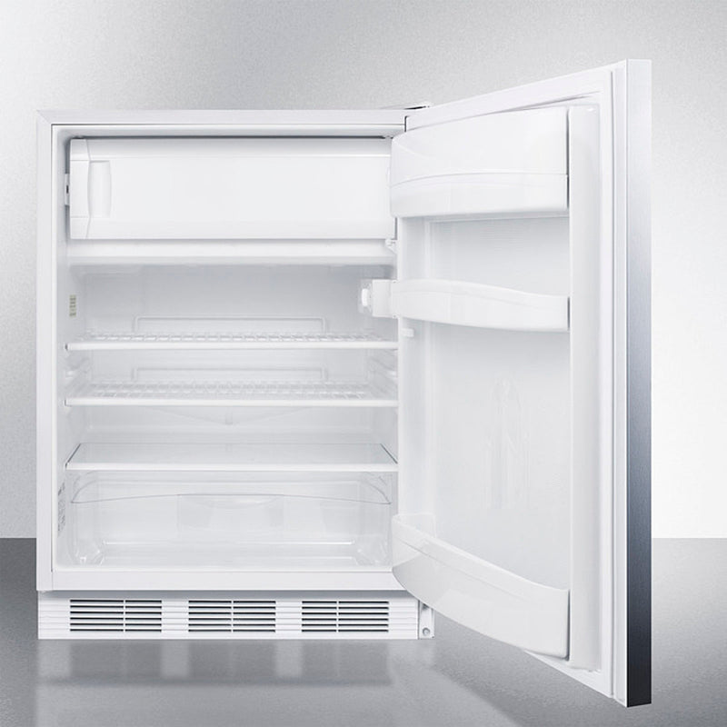 Accucold 24" Wide Refrigerator-Freezer ADA Compliant Open